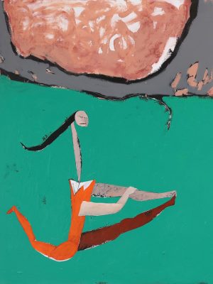 Hojan. “Silver Lining”, 2025 Acrílico sobre lienzo